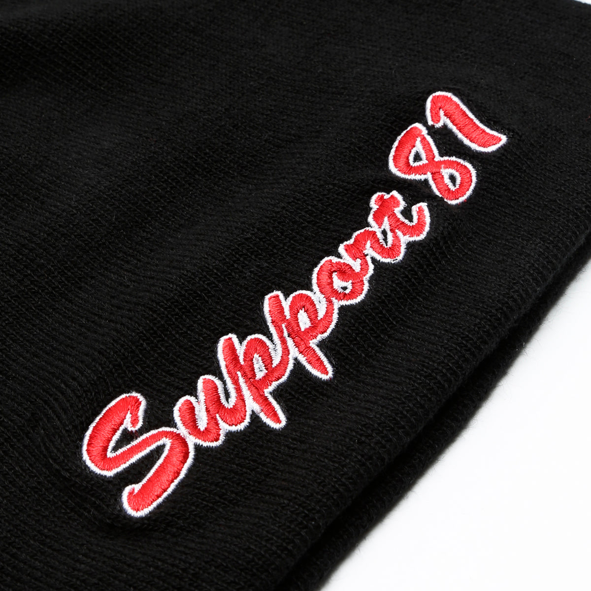 Beanie without Cuff, Hells Angels Frisco 81 Support Gear