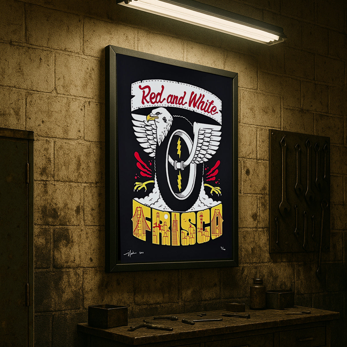 Jeremy Fish Poster - EAGLE
