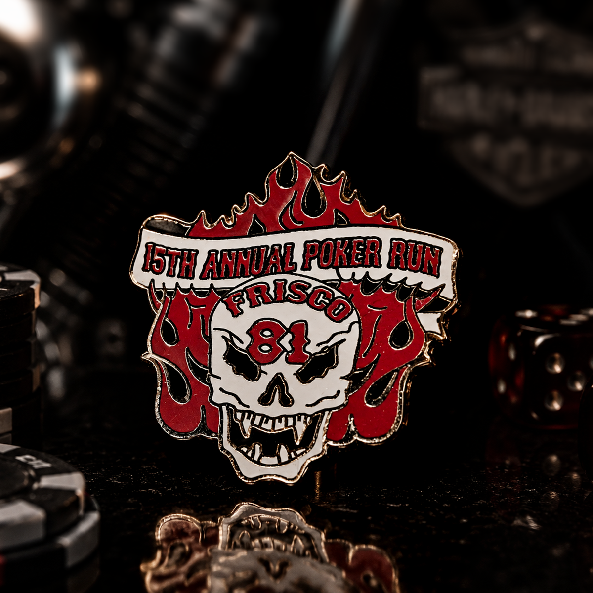 Frisco - 15th Poker Run Pin