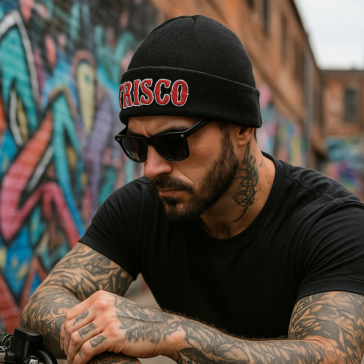 Beanie - Black - With Cuff - Support 81