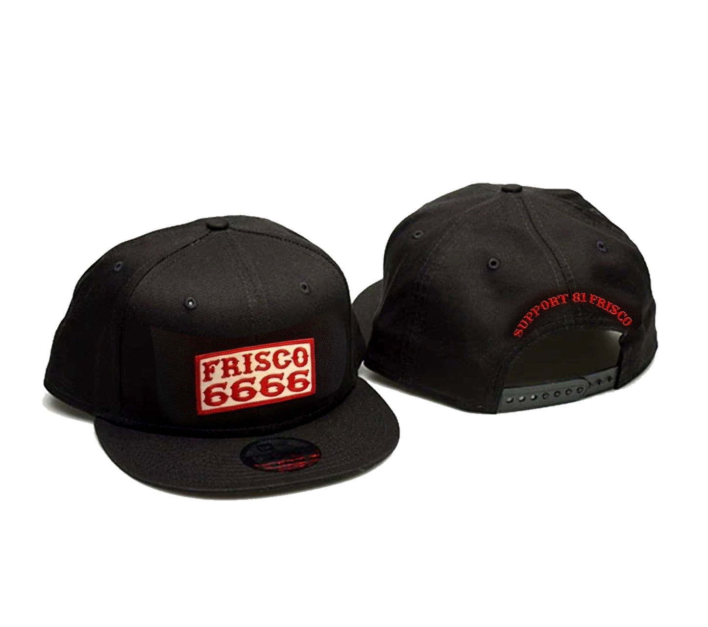 Hat – Patch - Black - Snapback – Support 81
