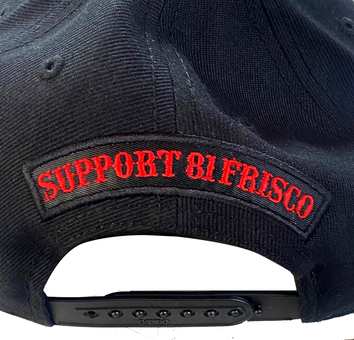 Hat - 3D Puff FRISCO - Black - Snapback - Support 81