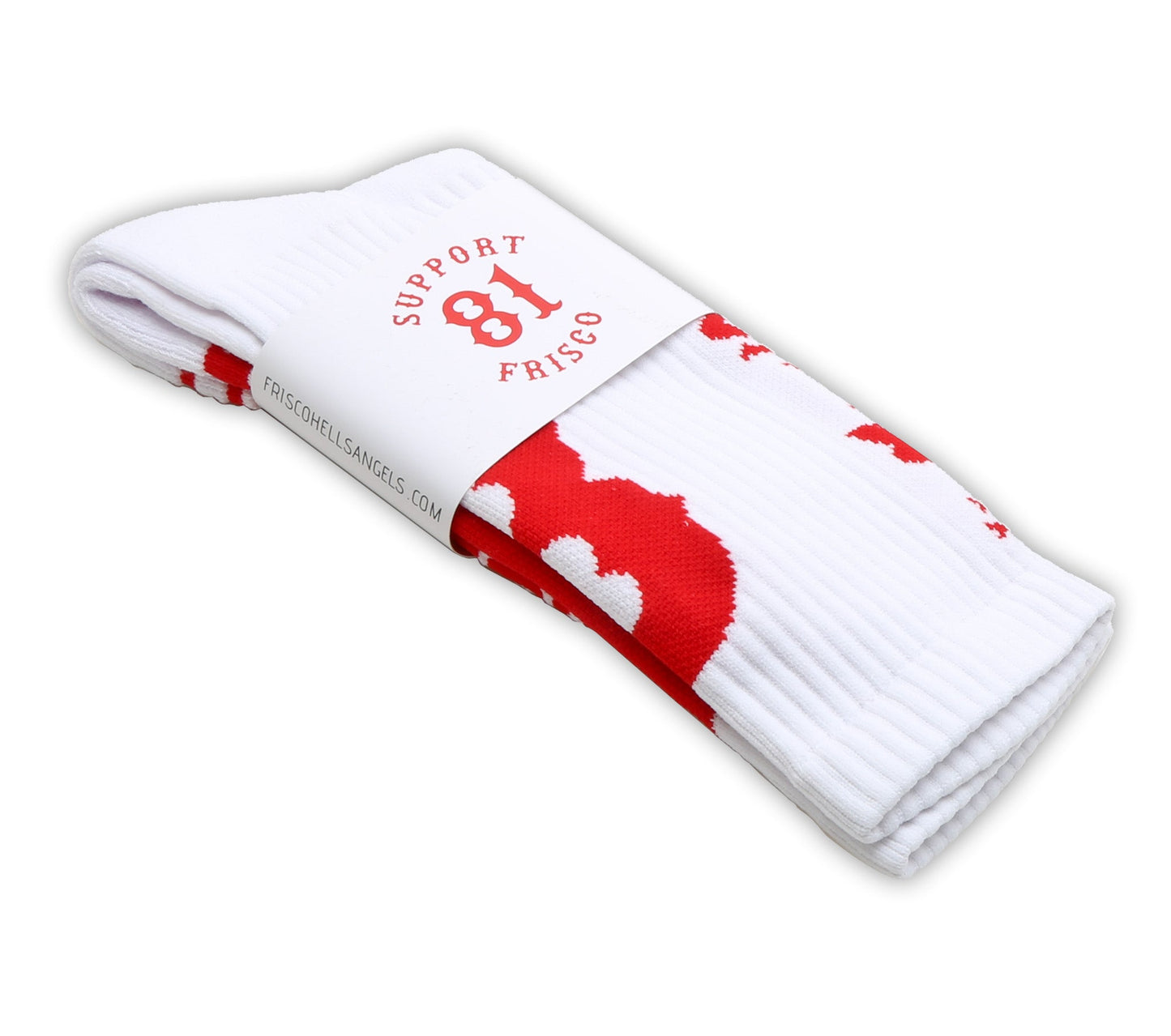 Frisco White Socks, Hells Angels Frisco 81 Support Gear