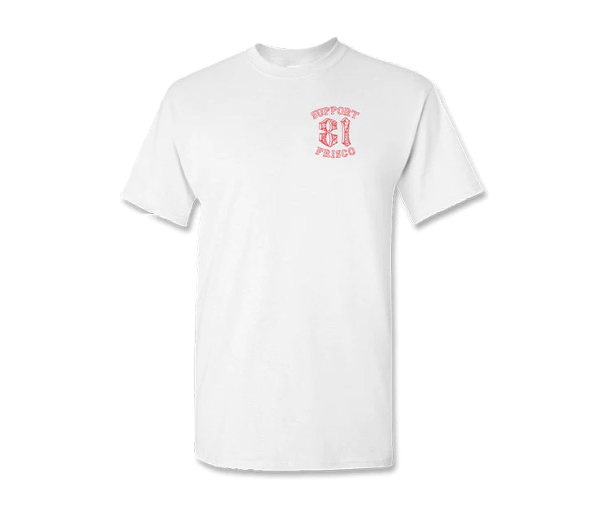 Frisco White Tribal T-Shirt, Hells Angels Frisco 81 Support Gear