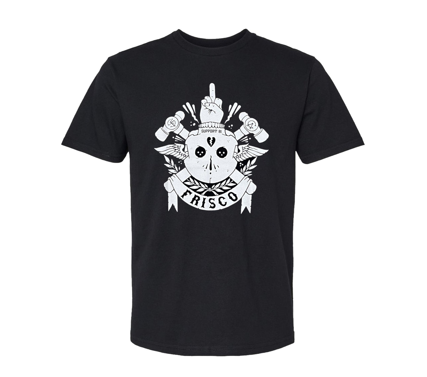 Jeremy Fish 2022 Black, Hells Angels Frisco 81 Support Gear
