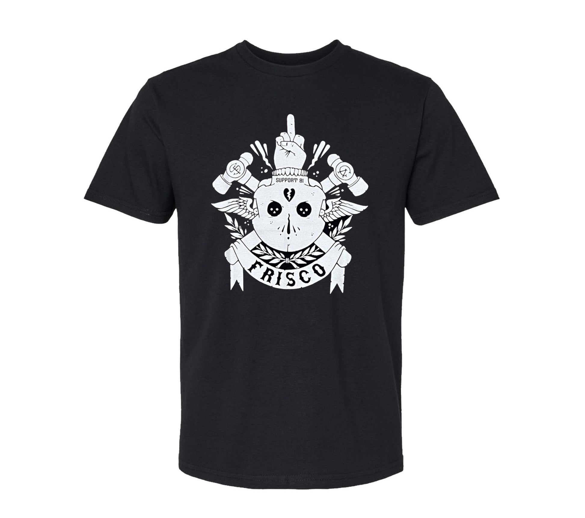 Jeremy Fish 2022 Black, Hells Angels Frisco 81 Support Gear