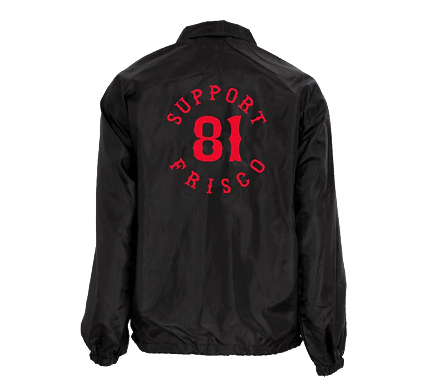 Support 81 Wind breaker Red Print, Hells Angels Frisco 81 Support Gear