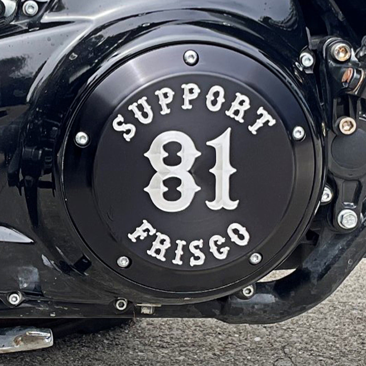Support derby covers, Hells Angels Frisco 81 Support Gear