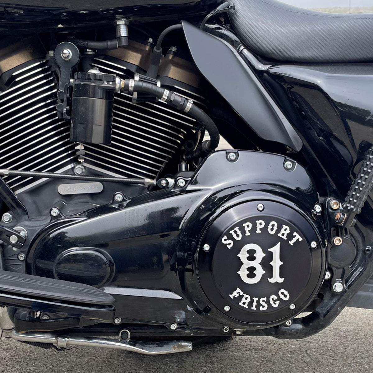 Support derby covers, Hells Angels Frisco 81 Support Gear