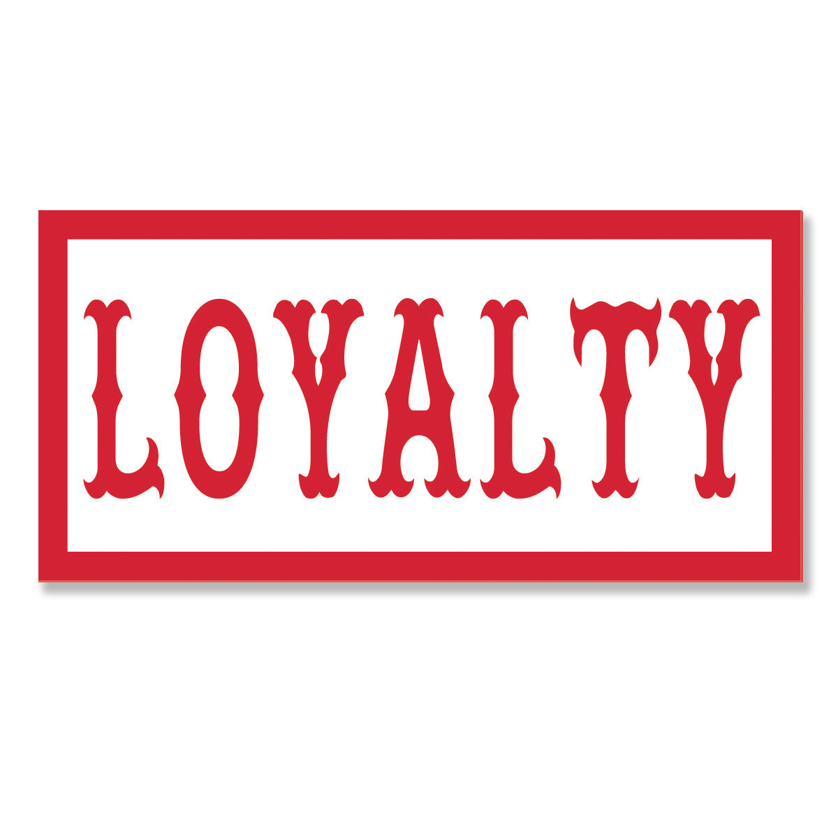 loyalty sticker, Hells Angels Frisco 81 Support Gear