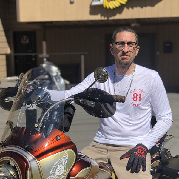 Long Sleeve Summer Riding Shirt, Hells Angels Frisco 81 Support Gear