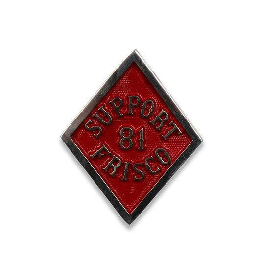 support silver pin red, Hells Angels Frisco 81 Support Gear