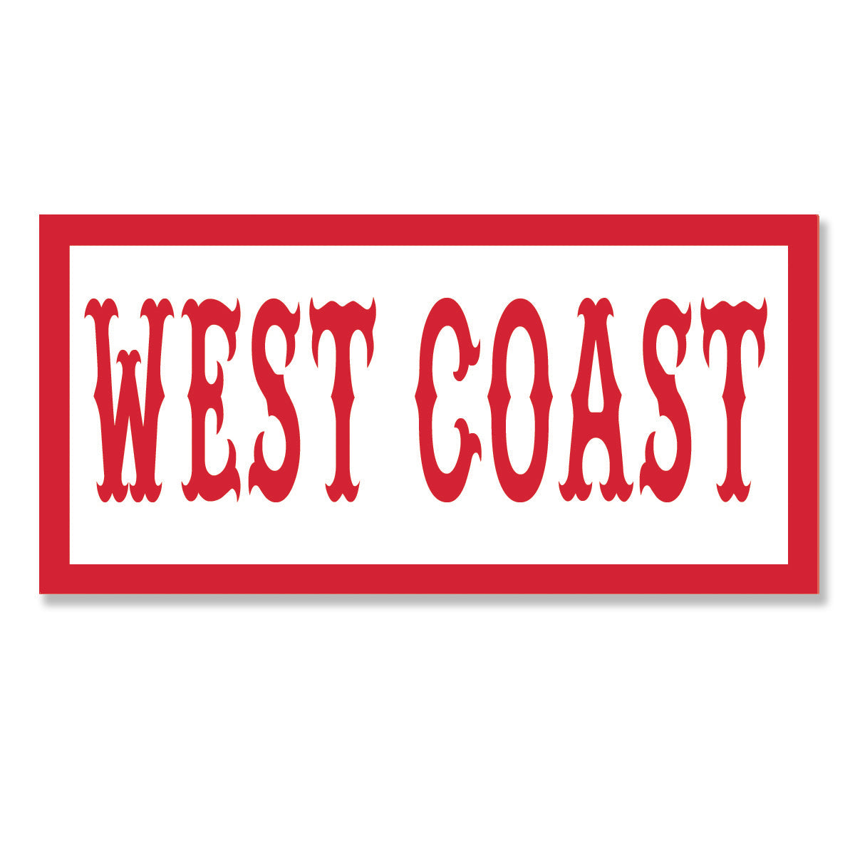 West Coast sticker, Hells Angels Frisco 81 Support Gear