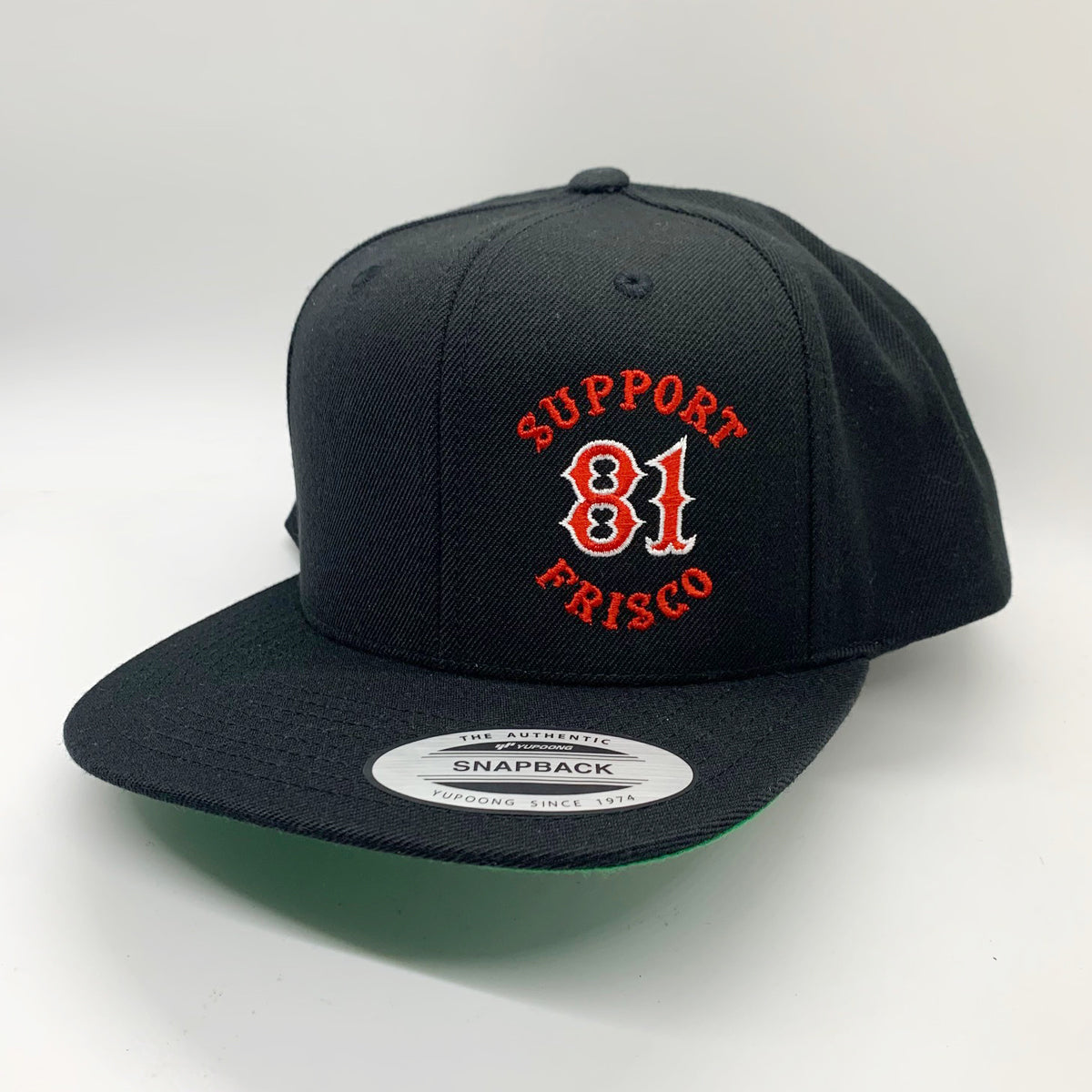 ha 81 support gear Hat - Black/Red - Snapback - Support 81