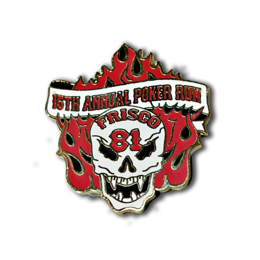 Frisco - 15th Poker Run Pin