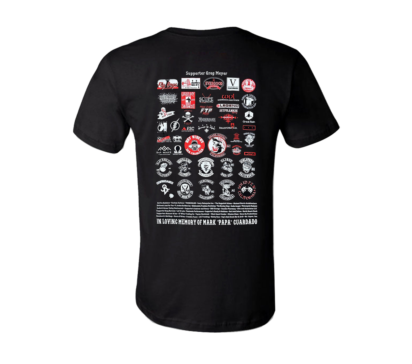 2024 Poker Run T-shirt, Hells Angels Frisco 81 Support Gear