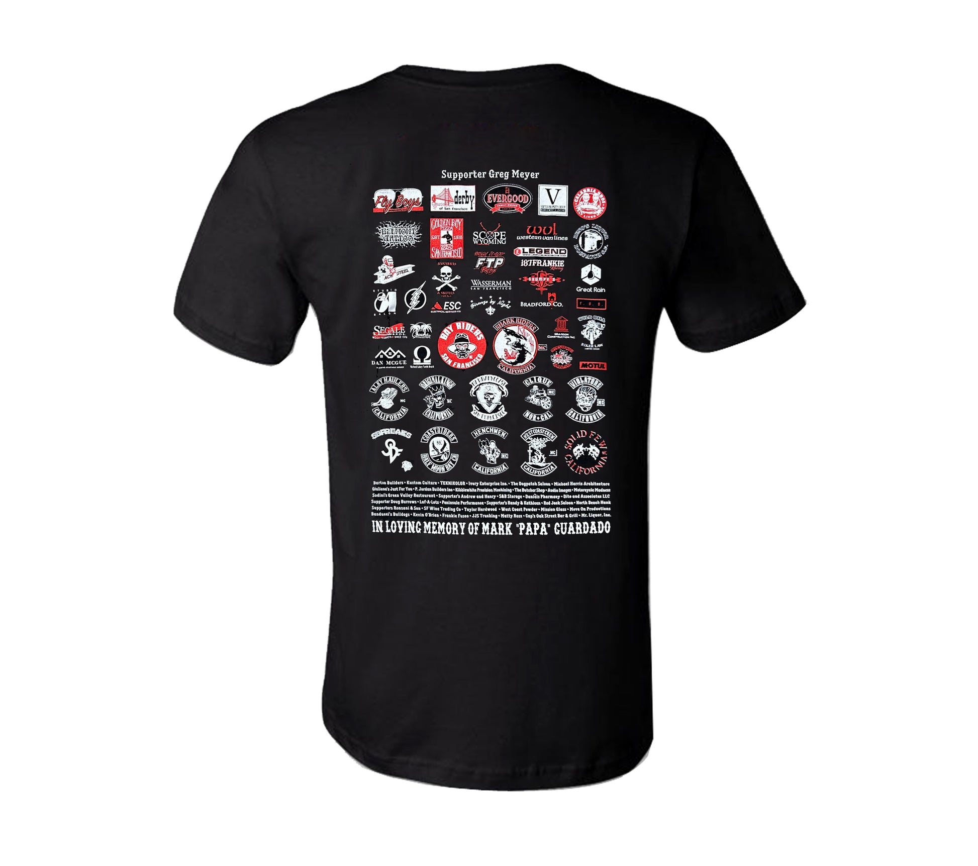 2024 Poker Run T-shirt, Hells Angels Frisco 81 Support Gear