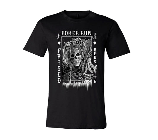 2024 Poker Run T-shirt, Hells Angels Frisco 81 Support Gear