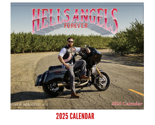 2025 calendar, Hells Angels Frisco 81 Support Gear