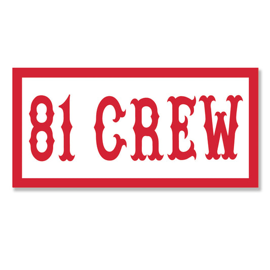 Sticker - 81 CREW