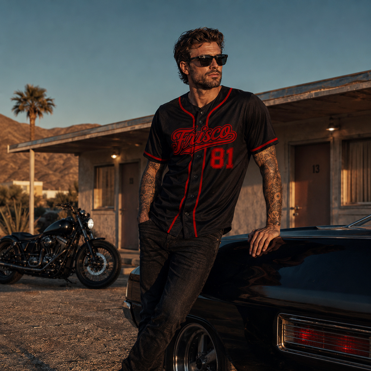Black Baseball Jersey