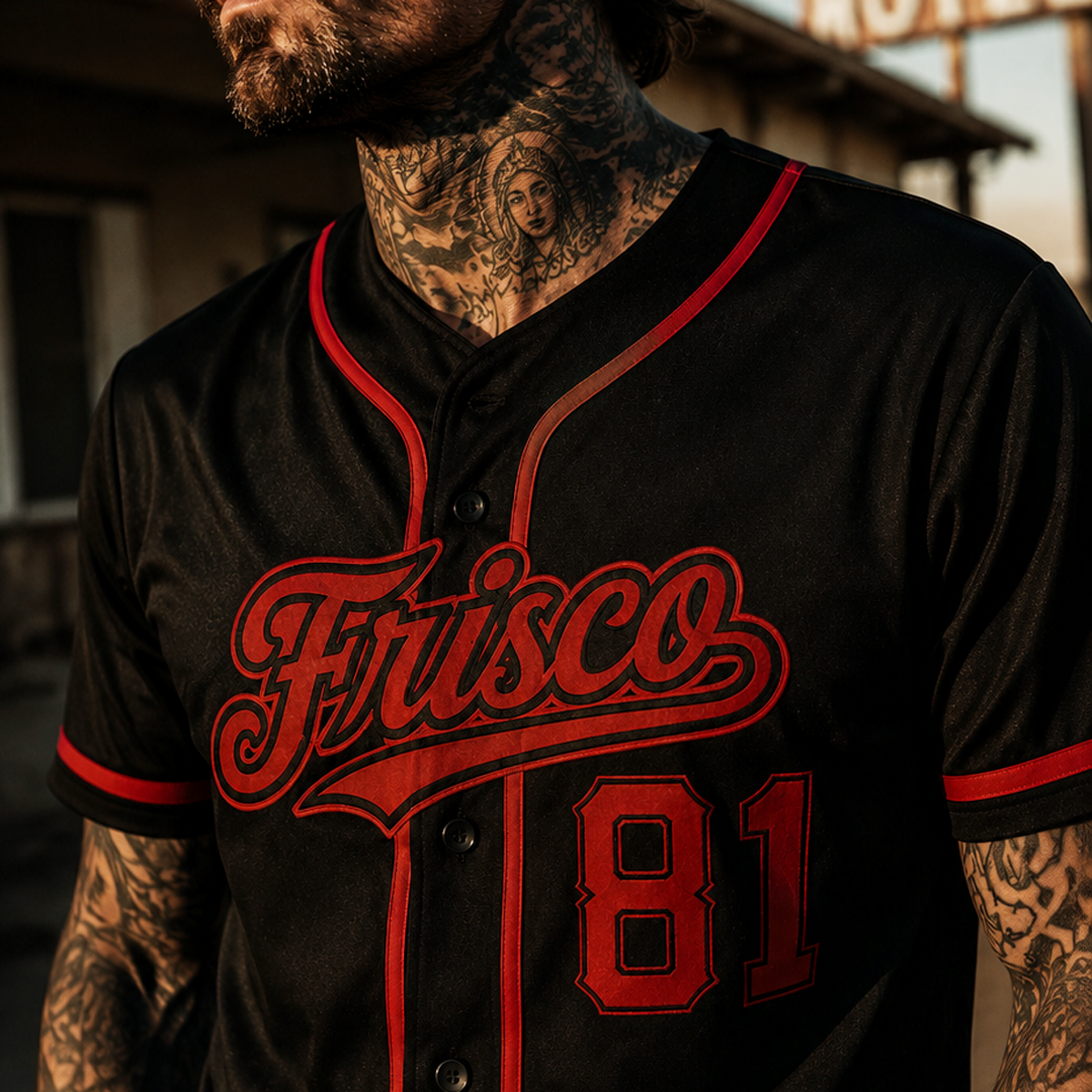 Black Baseball Jersey