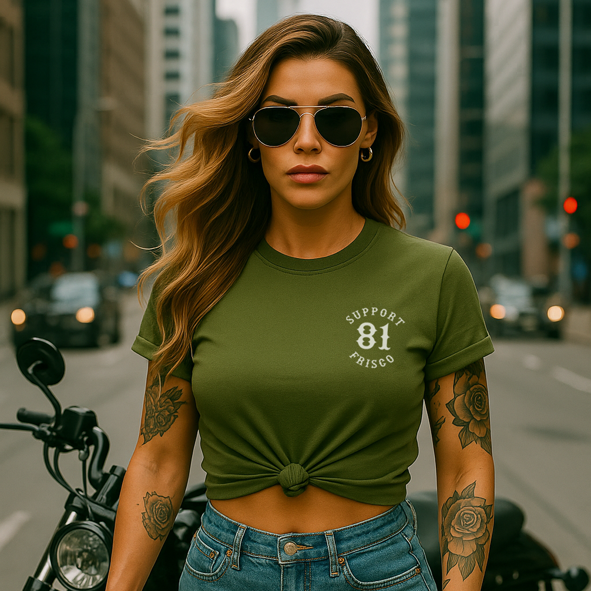 Military Green Flag T-Shirt