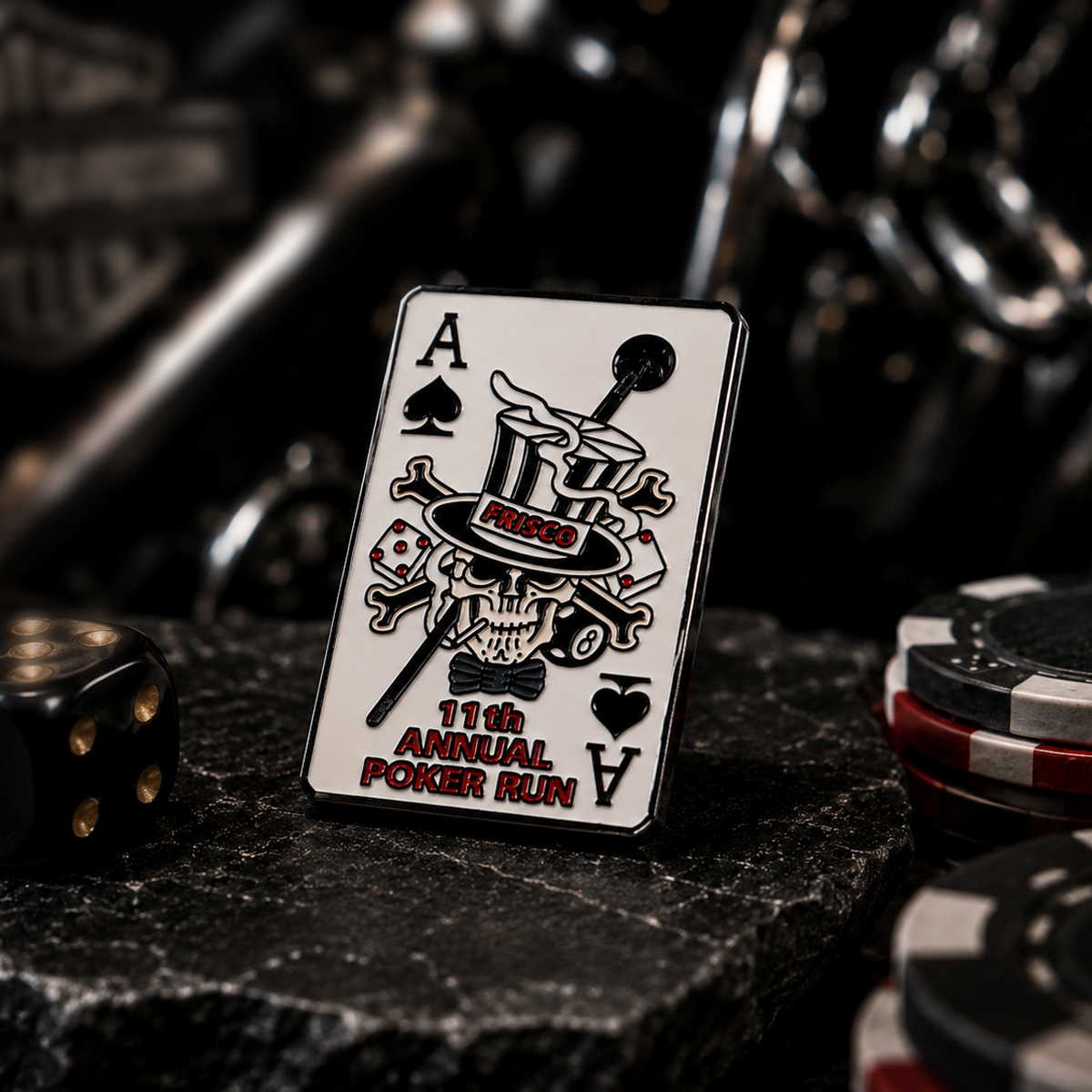Frisco - 11th Poker Run Pin