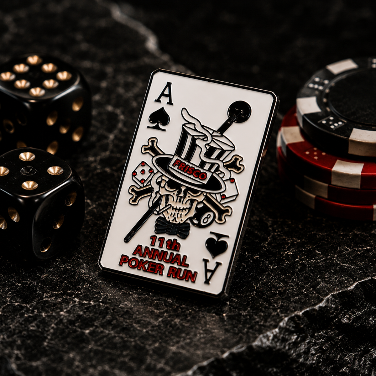 Frisco - 11th Poker Run Pin