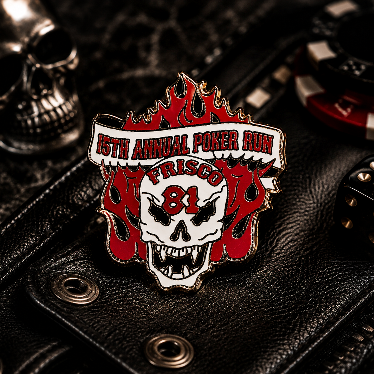 Frisco - 15th Poker Run Pin