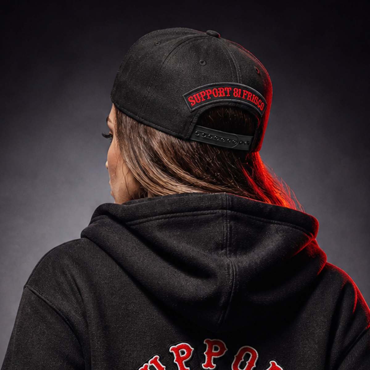 Hat - 3D Puff FRISCO - Black - Snapback - Support 81