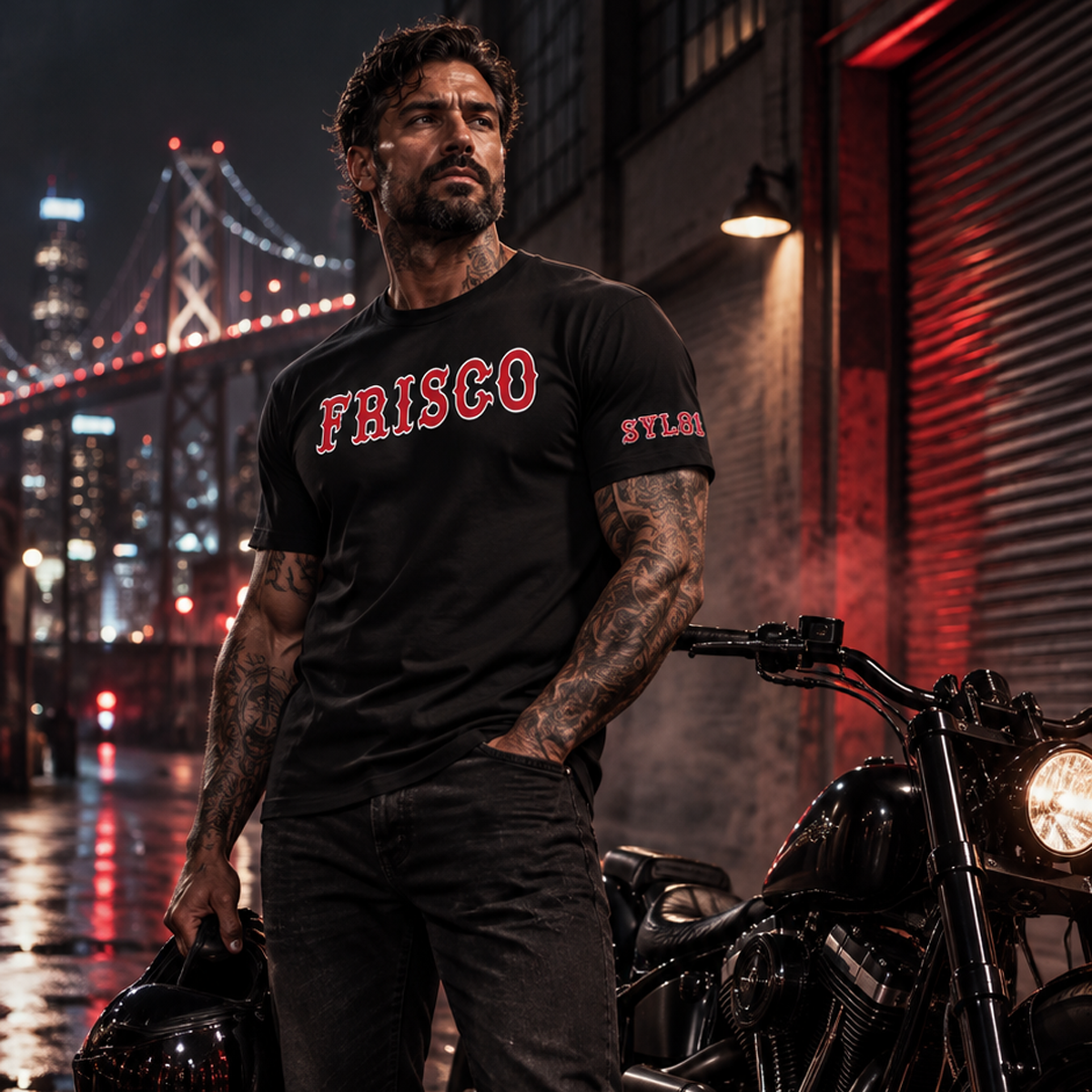 FRISCO - Black Men’s T-Shirt