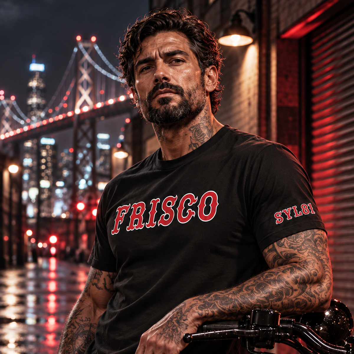 FRISCO - Black Men’s T-Shirt