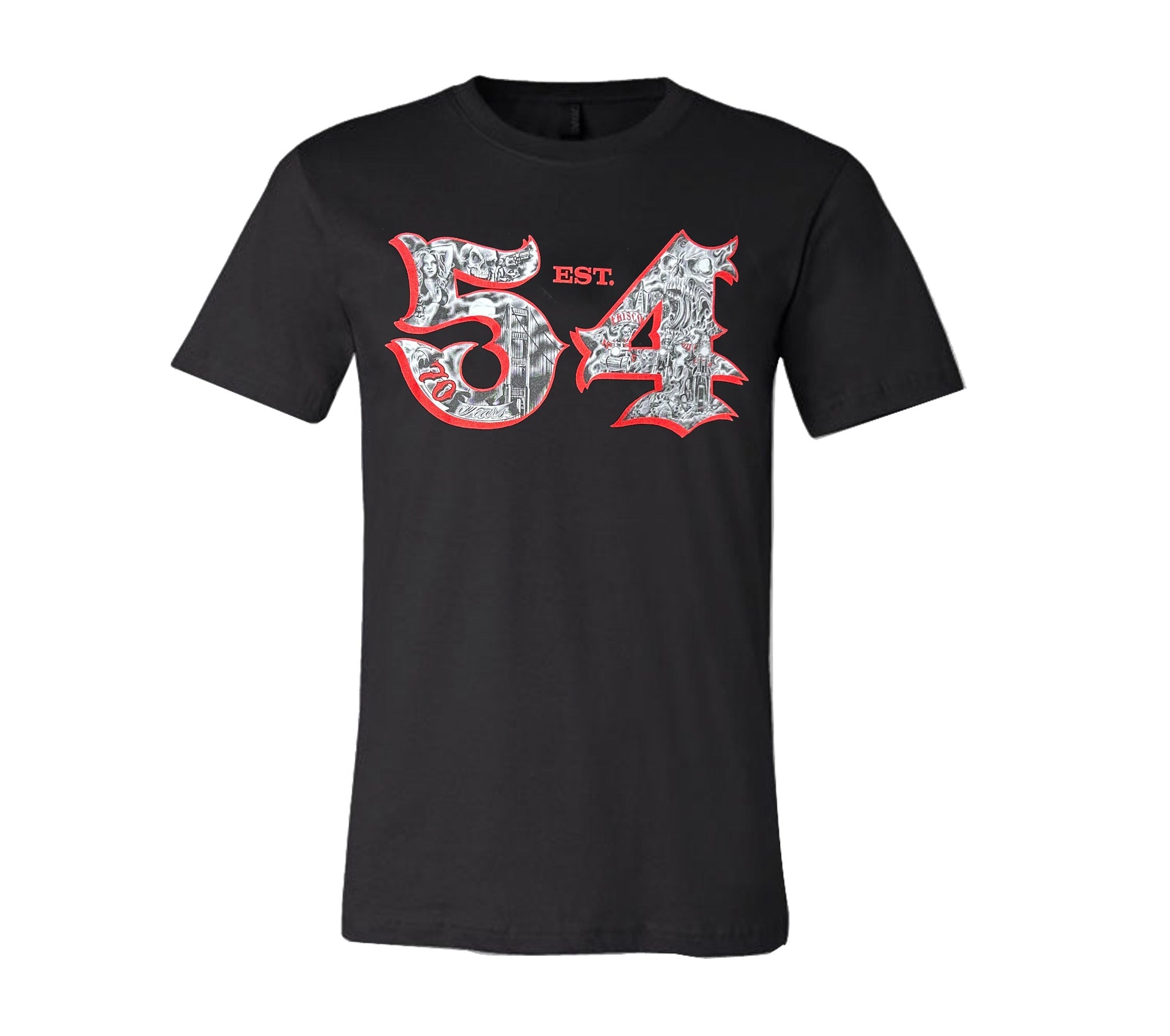 Support Red & White SF Ca Frisco 81 Hells Angels Vtg T-shirt