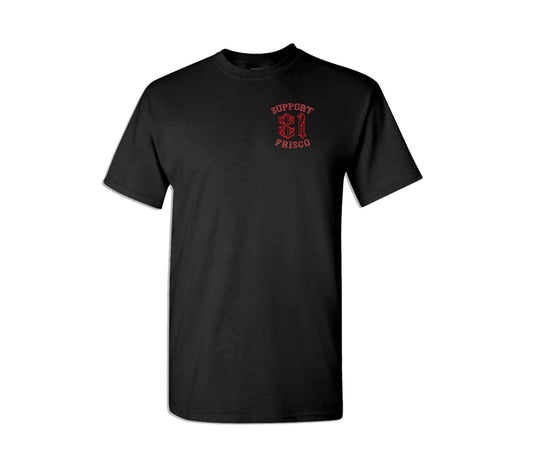 Frisco Black Tribal Mans T-shirt, Hells Angels Frisco 81 Support Gear