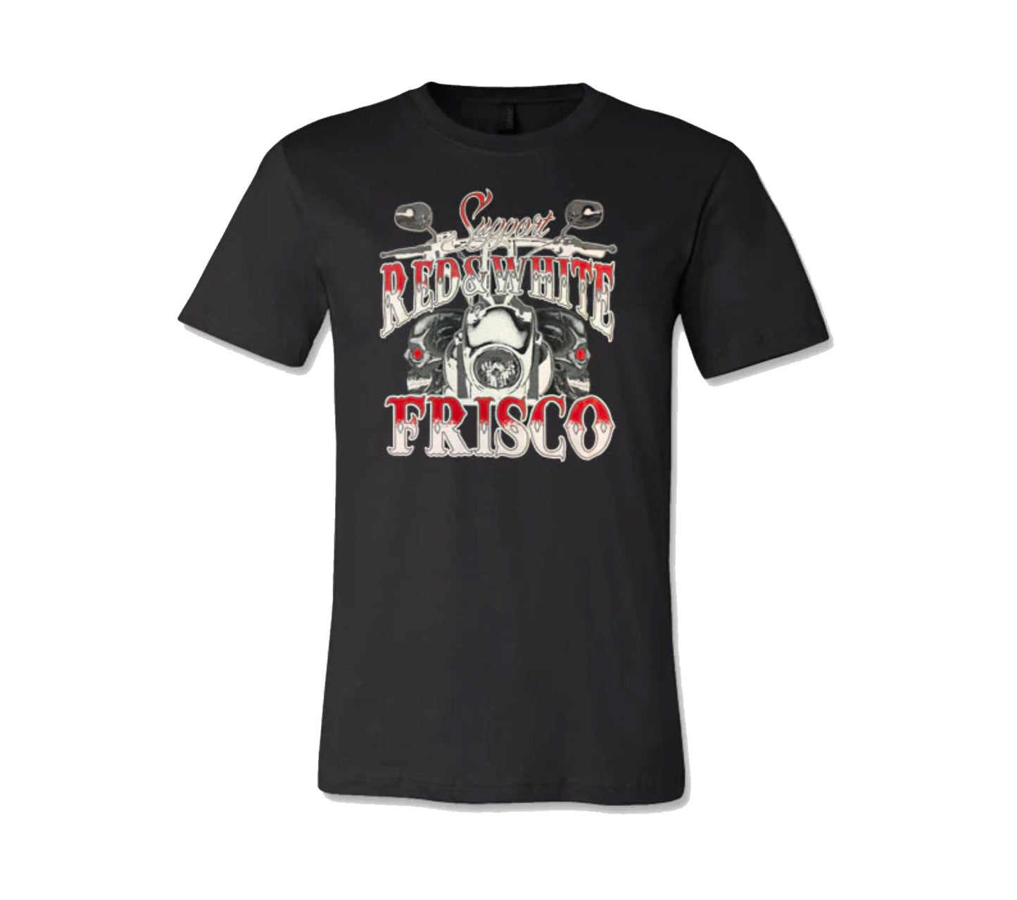 Frisco Support Red & White T-Bars T-Shirt