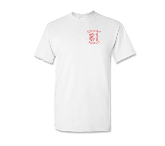 Frisco White Tribal T-Shirt, Hells Angels Frisco 81 Support Gear