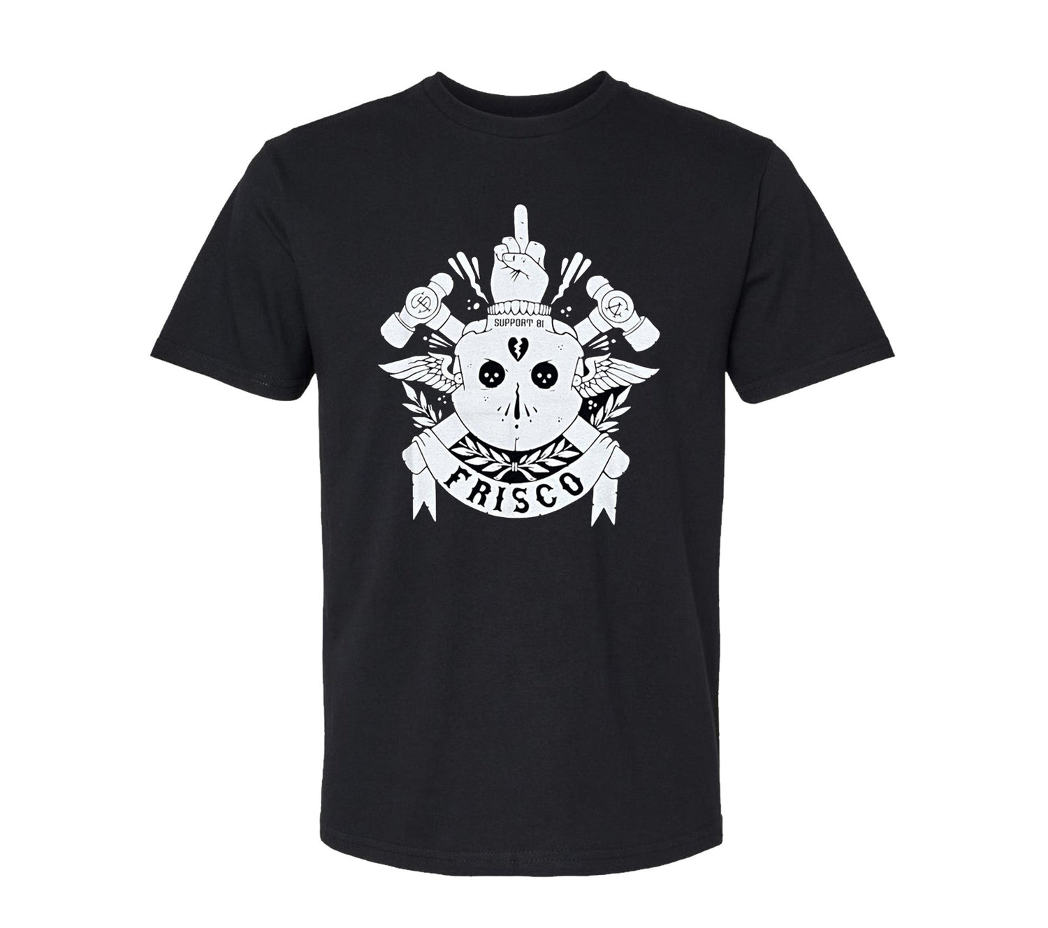 Jeremy Fish 2022 Black, Hells Angels Frisco 81 Support Gear