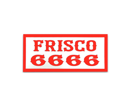 Sticker -   FRISCO 6666