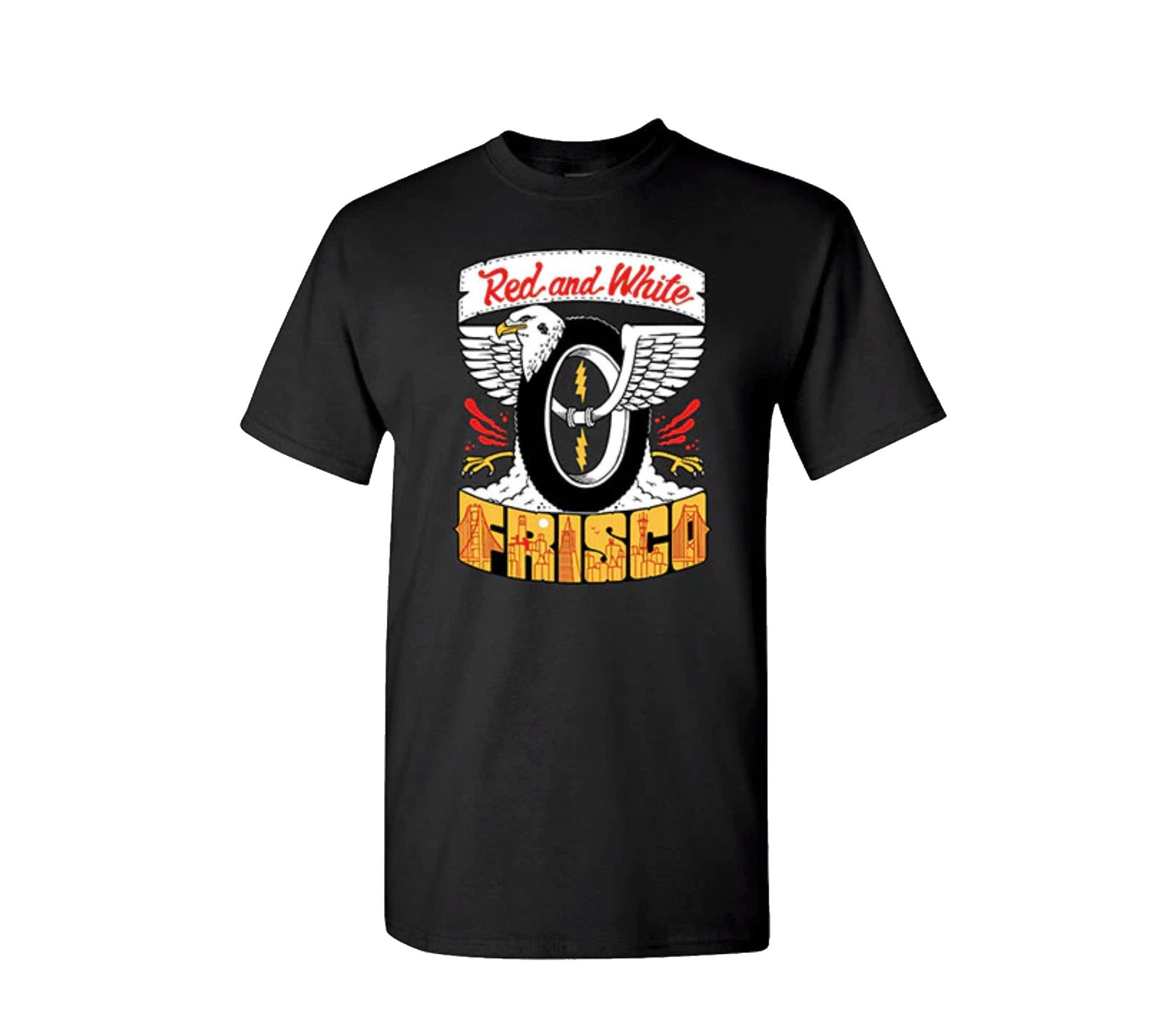 Support Hells Angels Frisco Jermeny Fish T-shirt Black, Hells Angels Frisco 81 Support Gear