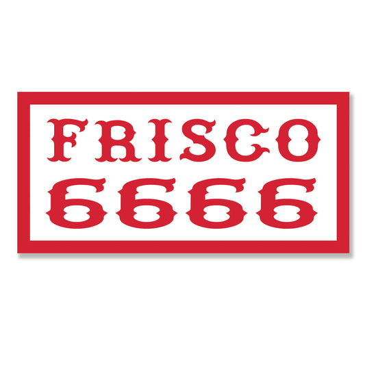 Sticker -   FRISCO 6666