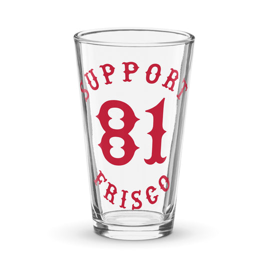 Support 81 FRISCO Pint Glass