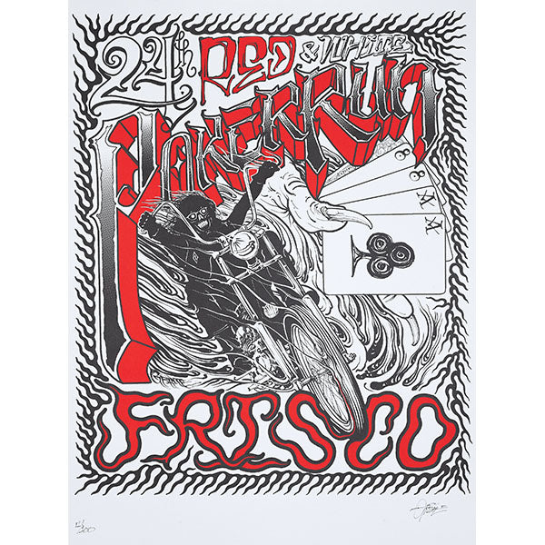 support poker run poster, Hells Angels Frisco 81 Support Gear