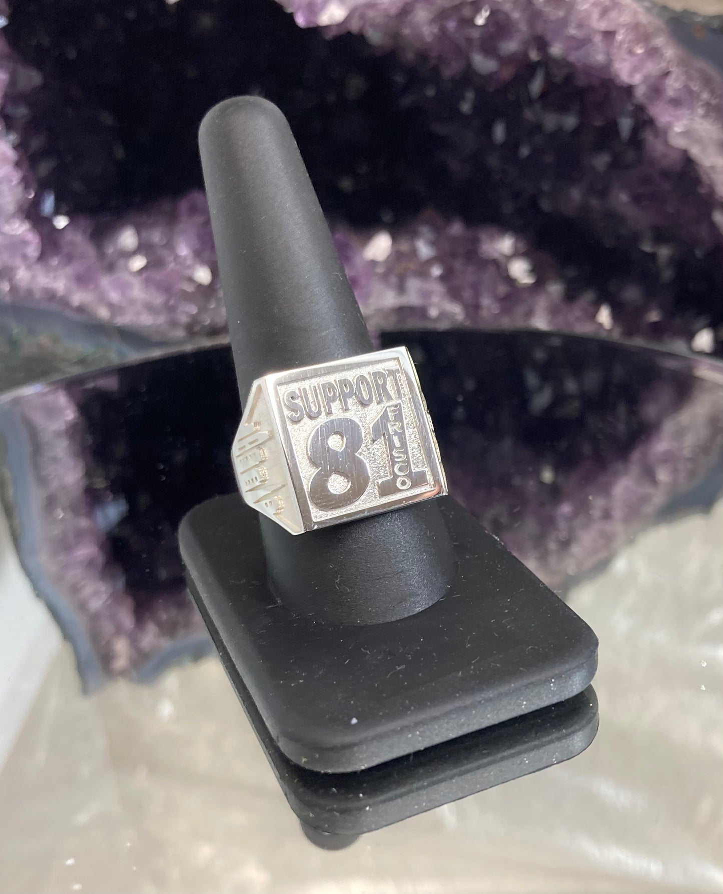 Silver Support 81 FRISCO Ring