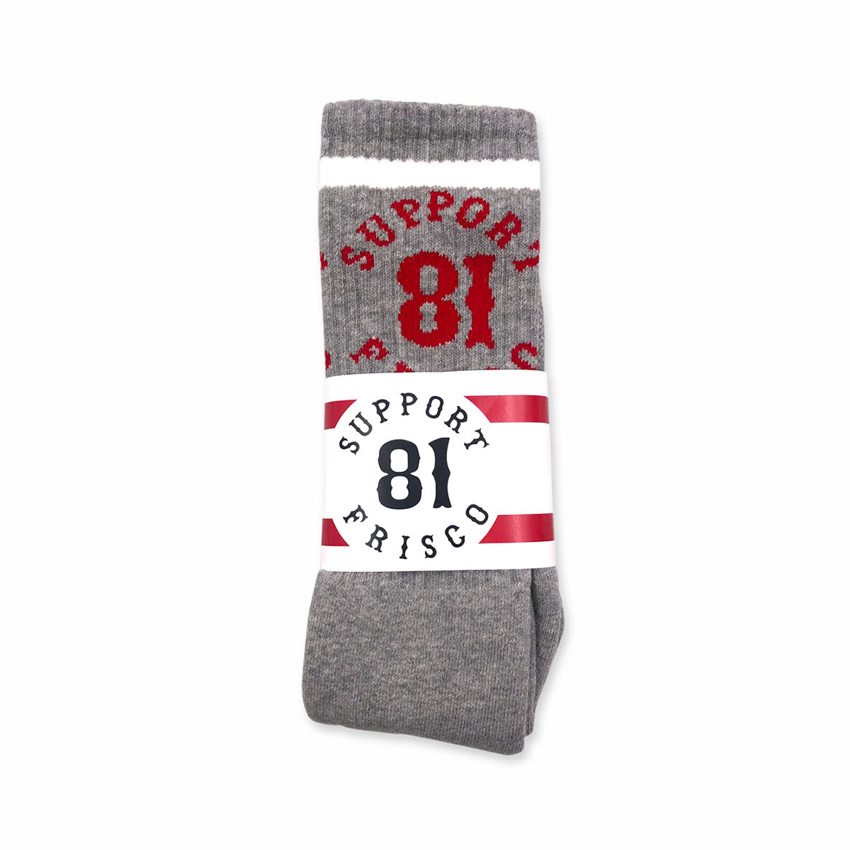 Support 81 Gray Socks