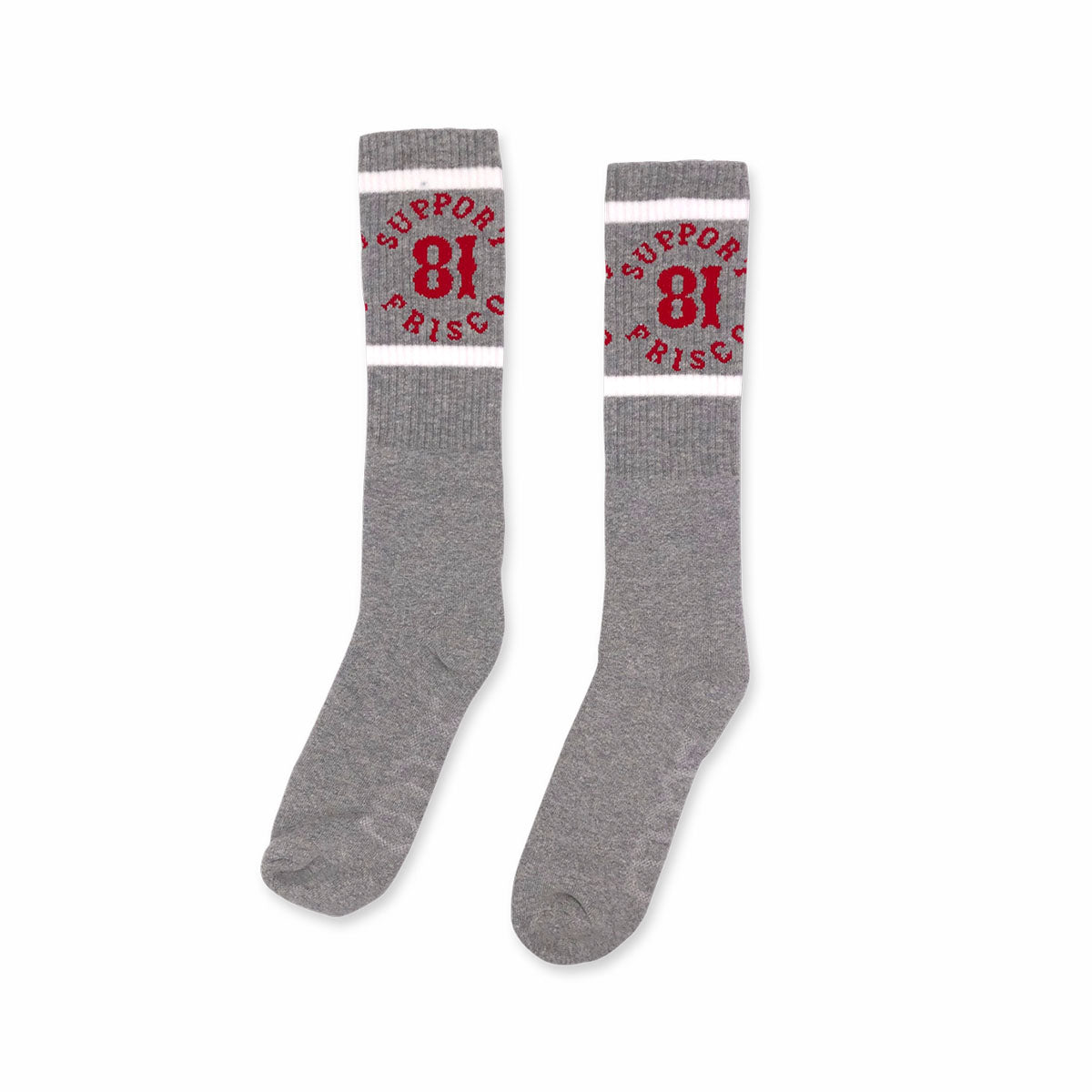 Support 81 Gray Socks
