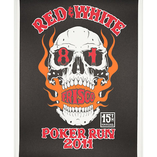 Poster - Poker Run 2011 - by Alan Forbes - Support Your Local Hells Angels Frisco